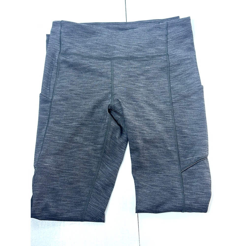 Lululemon Leggings S (6) Gray Athletic Wear Womens‎ Lululemon Exercise Leggings - Picture 8 of 16